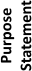 Purpose Statement