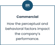 Commercial How the perceptual and behavioral factors impact the company’s performance.